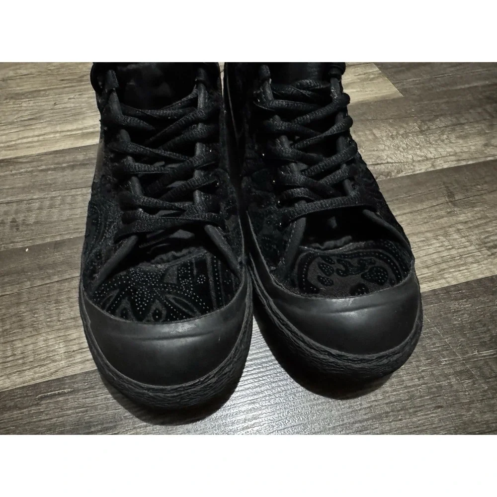 Nike‎ All Court Hi-Top 316482-001 Women's Size 9 Black Rare Shoes Sneakers Suede
